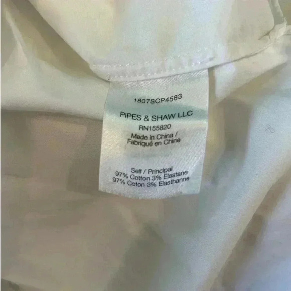 Veronica beard CLARKE BUTTON-BACK POPLIN TOP IN WHITE in size 0 - Picture 4 of 8